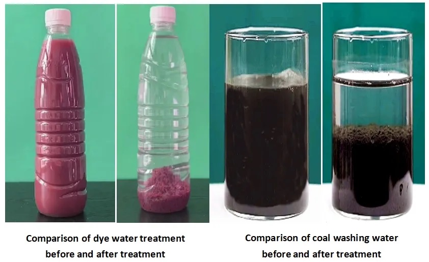 The use of Cationic polyacrylamide