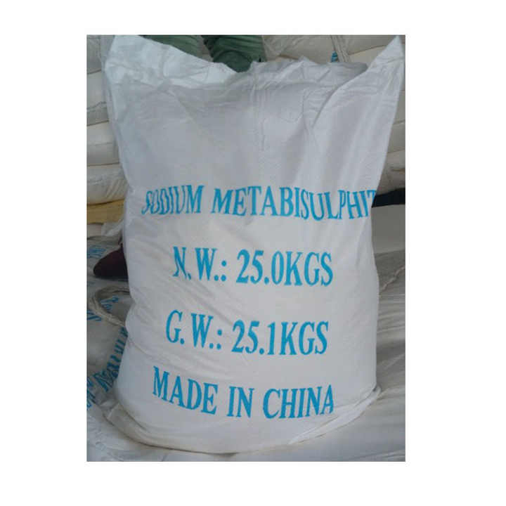 Best Quality China Manufacturer Price 25kg Bag Na2S2O5 White Powder 7681-57-4 SMBS Sodium Metabisulphite