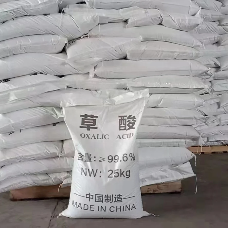 Factory Supply Ethanedioic Acid High Quality 99.6% Min C2H2O4 Industrial Grade Oxalic Acid